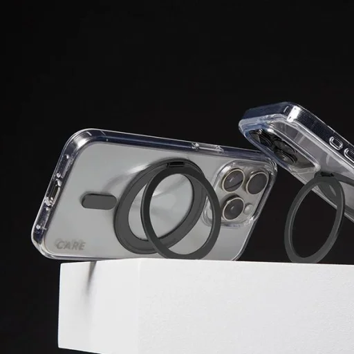 CARE by PanzerGlass Feature Kickstand tok iPhone 16 Pro Max 6.9" fekete/fekete MagSafe 1324 - 4