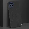 Nillkin Textured extra tartós, megerősített tok gél kerettel és nejlon hátlappal Samsung Galaxy M53 5G fekete tok thumbnail