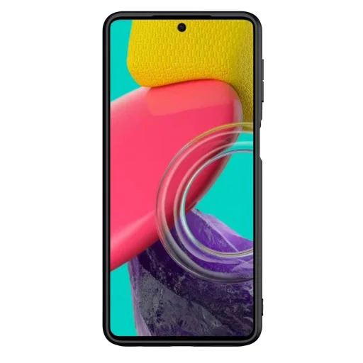 Nillkin Textured extra tartós, megerősített tok gél kerettel és nejlon hátlappal Samsung Galaxy M53 5G fekete tok - 2