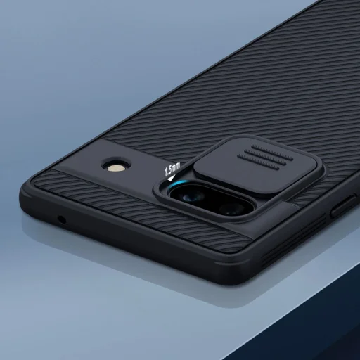 Google Pixel 7a páncélozott tok Nillkin CamShield Pro Case - fekete - 8