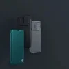 Nillkin Qin Cloth Pro Case tok iPhone 14 Pro Max kamera fedél övtok fliptok kék - 8