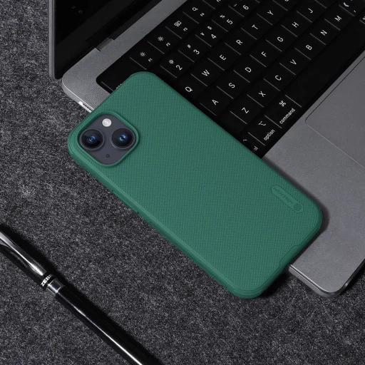 Nillkin Super Frosted Shield Pro Mágneses tok iPhone 15 - fekete - 17