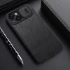 Nillkin Qin Leather Pro iPhone 14 Plus kamera fedő fliptok barna thumbnail