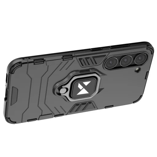 Wozinsky Ring Armor tok Samsung Galaxy S23 ütésálló tok mágneses tartóval gyűrű fekete - 17