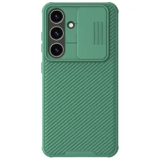 Nillkin CamShield Pro páncélozott tok kamerafedéssel Samsung Galaxy S24+ - zöld