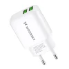 Wozinsky CUWCW 2.4A 2 x USB-A hálózati töltő adapter - fehér thumbnail
