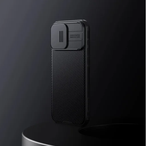 Nillkin CamShield Pro MagSafe tok iPhone 16 Pro Max-hoz - fekete - 7