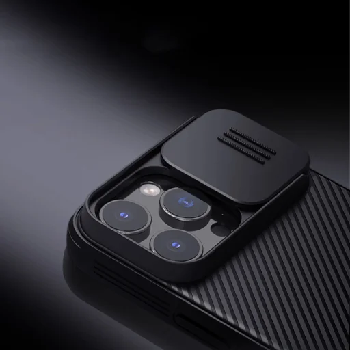 Nillkin CamShield Pro MagSafe tok iPhone 16 Pro Max-hoz - fekete - 9