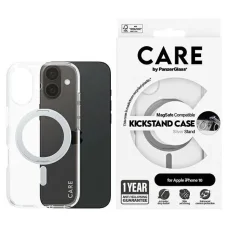CARE by PanzerGlass Feature Kickstand tok iPhone 16 6.1" ezüst/ezüst MagSafe 1325
