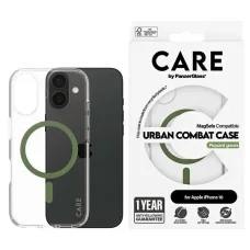 CARE by PanzerGlass Flagship tok iPhone 16 6.1" zöld/zöld MagSafe tok