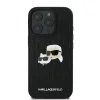  iPhone 16 Pro Max Fekete Karl Lagerfeld Monogram Karl & Choupette Head Pin tok thumbnail