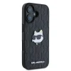  iPhone 16 Fekete Karl Lagerfeld Monogram Choupette Head Pin tok thumbnail