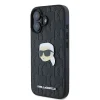  iPhone 16 Karl Lagerfeld Monogram Karl Head Pin tok - Fekete thumbnail