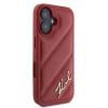  Apple iPhone 16 Piros Karl Lagerfeld Diagonal Quilted Script tok thumbnail