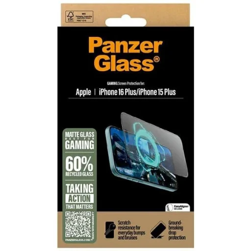 PanzerGlass Gaming Üvegfólia iPhone 16 Plus 6.7" Ultra-Wide Fit 2859 - 4