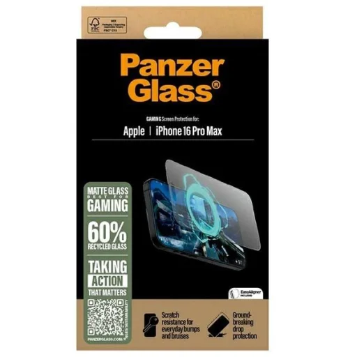 PanzerGlass Gaming Üvegfólia iPhone 16 Pro Max 6.9" Ultra-Wide Fit 2860 - 4