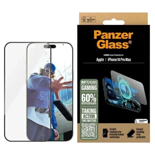 PanzerGlass Gaming Üvegfólia iPhone 16 Pro Max 6.9" Ultra-Wide Fit 2860 - 1