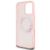  iPhone 16 Pro Max Guess IML Flowers Wreath MagSafe tok - Pink thumbnail