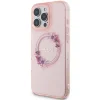  iPhone 16 Pro Max Guess IML Flowers Wreath MagSafe tok - Pink thumbnail