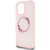  iPhone 16 Pro Max Guess IML Flowers Wreath MagSafe tok - Pink thumbnail