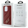  iPhone 16 Pro Piros Karl Lagerfeld Quilted Signature tok thumbnail
