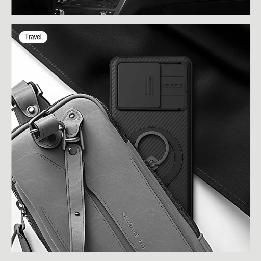 Nillkin CamShield PRO Mágneses Hard Tok Xiaomi 13T/13T Pro, fekete - 5