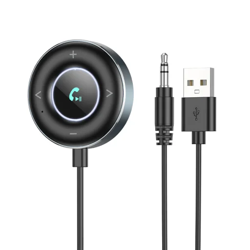 Borofone Audio Bluetooth Receiver vevő AUX BC58 Gamble szürke - 5