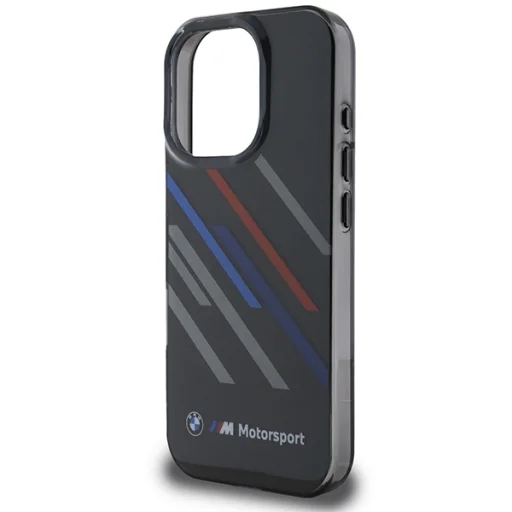  iPhone 16 Pro Max fekete Eredeti BMW Motorsport IML Random Stripe BMHCP16X23HTRAK tok - 6