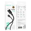 Borofone BX111 Feliz - USB - C típusú kábel - 3A 1 méter fekete thumbnail