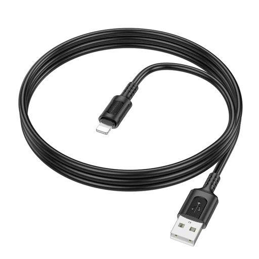 Borofone BX111 Feliz - USB - C típusú kábel - 3A 1 méter fekete - 3