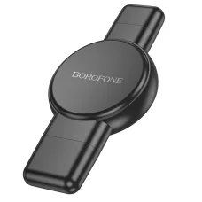 Borofone Vezeték nélküli indukciós töltő BQ31 Hordozható 2,5W iWatch 1-9, SE/SE2, Samsung Ultra/Ultra2 fekete
