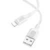 Borofone Cable BX111 Feliz - USB to Lightning - 2,4A 1 méter fehér thumbnail