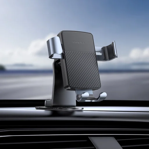 Borofone autós tartó BH119 kifinomult gravitációs, ragasztható talp fekete - 8