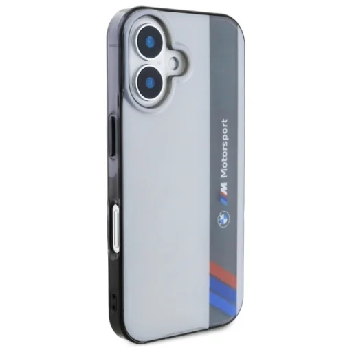  iPhone 16 szürke BMW Motorsport IML Vertical Stripe BMHCP16S23HTFEG eredeti tok - 4