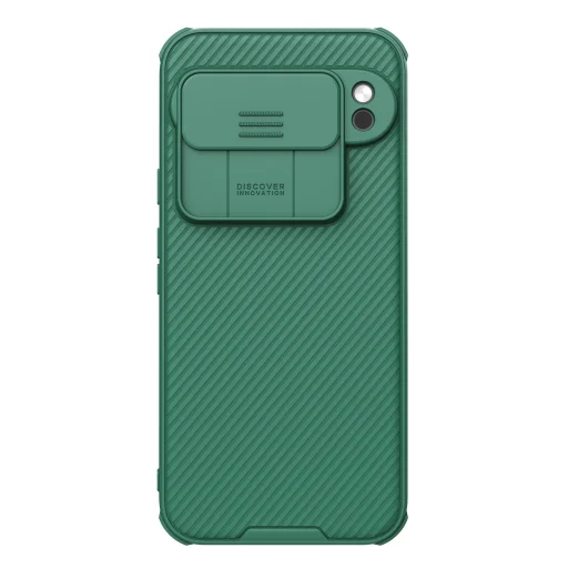 Nillkin CamShield PRO kemény tok Google Pixel 9 Pro XL-hez - Mélyzöld - 1
