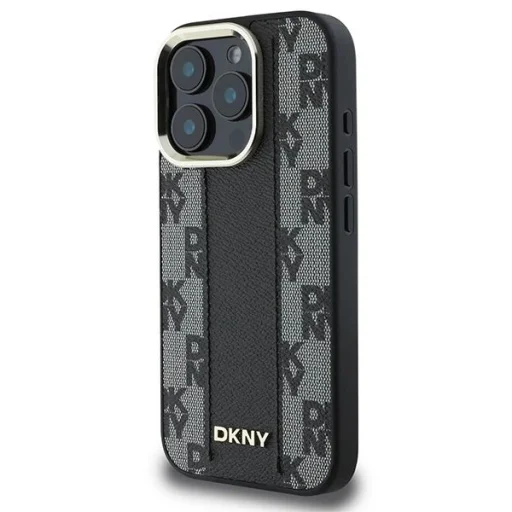  iPhone 16 Pro Max Fekete DKNY Kockás Minta MagSafe Tok - 2