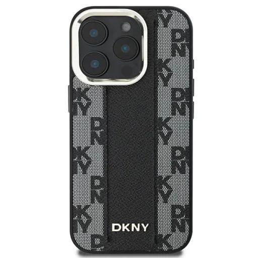  iPhone 16 Pro Max Fekete DKNY Kockás Minta MagSafe Tok - 3