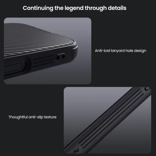 Nillkin CamShield PRO Mágneses Kemény Tok Apple iPhone 16 Pro Max Kék tok - 7