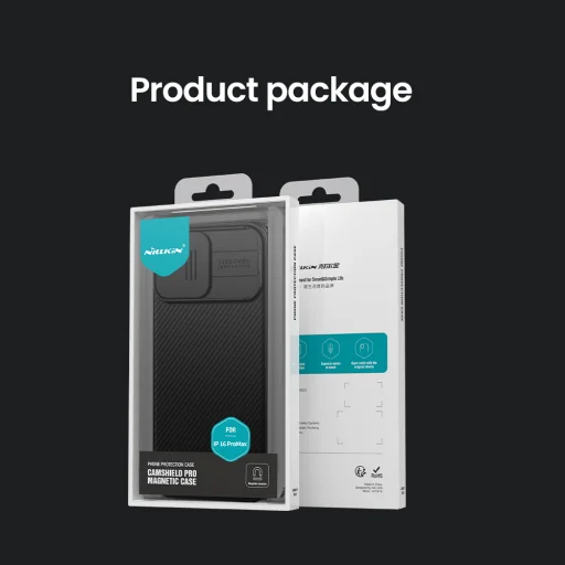 Nillkin CamShield PRO Mágneses Kemény Tok Apple iPhone 16 Pro Max Kék tok - 10