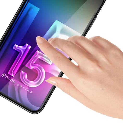 Apple iPhone 15 Pro - 3mk Comfort Set 4 az 1-ben tok és üvegfólia - 14