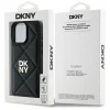  iPhone 16 Pro Fekete DKNY Quilted Stack Logo tok thumbnail