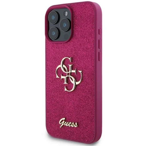  iPhone 16 Pro Lila Guess Glitter Script Big 4G tok - 2