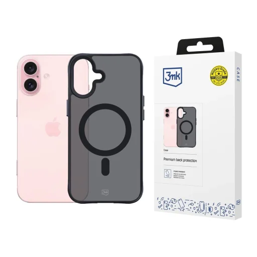 Apple iPhone 16 - 3mk Smoke MagCase tok - 1