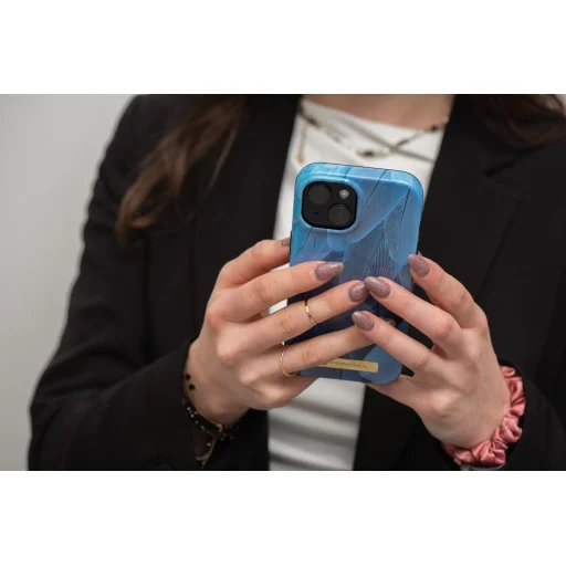 FORCELL F-PROTECT Mirage tok MagSafe kompatibilis IPHONE 14 Plus-hoz, kék madár - 10