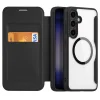 DUX DUCIS wallet case SKIN X PRO kompatibilis MagSafe technológiával Samsung Galaxy S24 Plus fekete tok thumbnail