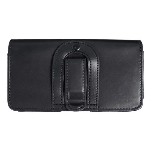 Horizontal univerzális tok CLASSIC 100A modell 11 (iPhone 13 / 13 PRO / 12 / 12 PRO / XS / 11 PRO / Samsung S10e / Sony Xperia Z2 / LG K10) fekete - 2