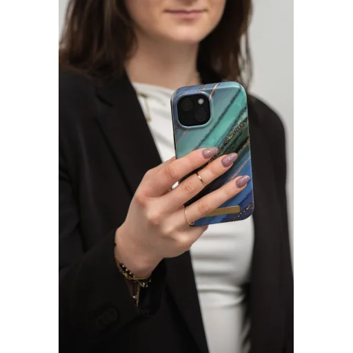 FORCELL F-PROTECT Mirage tok kompatibilis MagSafe-fel IPHONE 15 Plus jade marble - 11