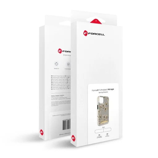 FORCELL F-PROTECT Mirage tok kompatibilis MagSafe IPHONE 14 Plus tavaszi virágokhoz - 14