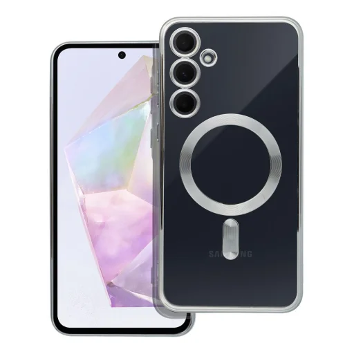 ELECTRO MAG COVER tok kompatibilis MagSafe-el SAMSUNG A35 ezüst - 1