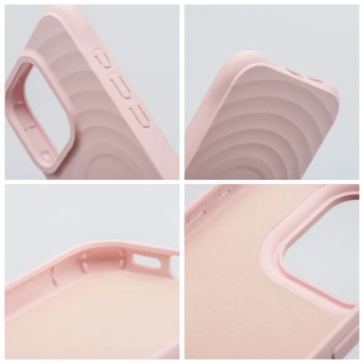 Szilikon Zephyr Mag tok kompatibilis MagSafe-fel az iPhone 15 Pro Max-hoz pink - 6